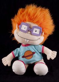 Nickelodeon Rugrats Nanco Chuckie Finster Plush Lovey Stuffed Doll